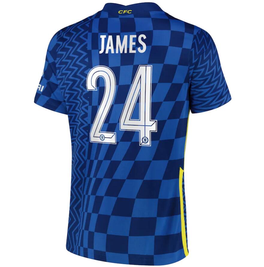 2021/22 Chelsea Cup Home Kit Soccer Jersey with James 24 printing